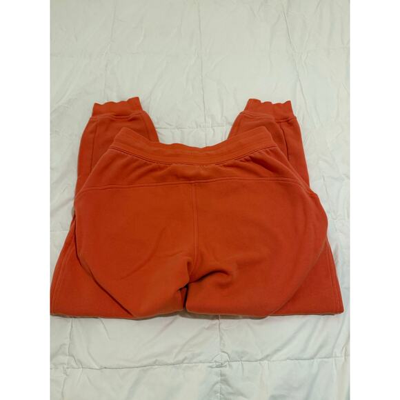 Lululemon Cotton Fleece Athletic Cozy Joggers – Orange Rust, Size 6 - Picture 7 of 7